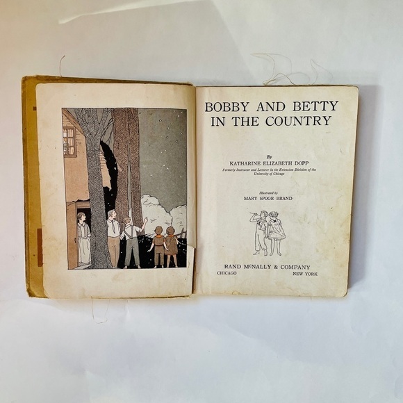 Vintage Hardcover Book Bobby and Betty in the Country Katharine Elizabeth Dopp - Picture 3 of 11
